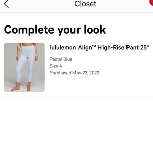 Lululemon align double lines leggings